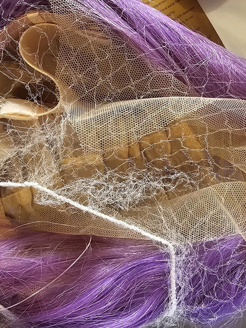 10 Inch, 13x4 Lavender Straight Bob Lace Front Wig - 100% Human Hair